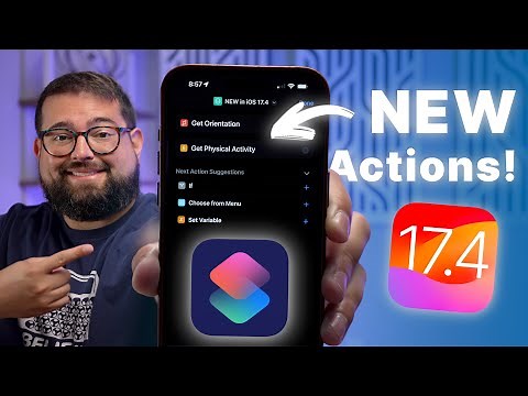 iOS 17.4 NEW iPhone Shortcuts Actions!