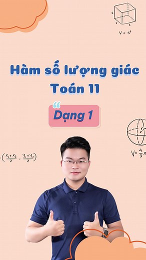 Hàm Số Lượng Giác Dạng 1 - Toán Lớp 11