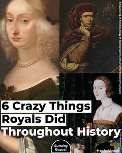 366K views · 2.4K reactions | Have you ever wondered why mad kings and queens are such a staple of fairy tales?  Whether due to inbreeding or the corruption of absolute power, plenty of monarchs were indeed certifiably insane. | Sunday Roast | Facebook