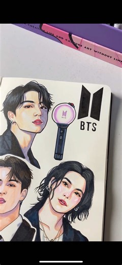 BTS ARMY BOMB Drawing Tutorial