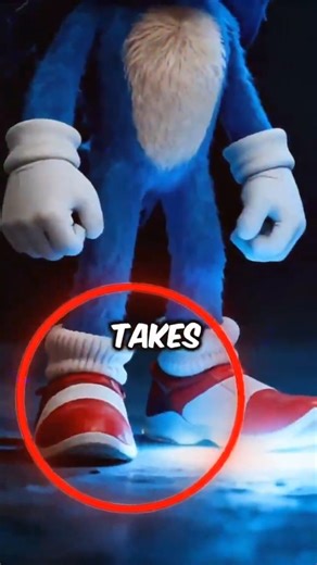 Why Sonic never takes off his shoes 😱 #shorts