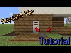 Minecraft Keycard Tür Bauen | Tutorial