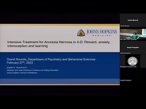 Johns Hopkins Psychiatry Grand Rounds | Intensive treatment for Anorexia Nervosa
