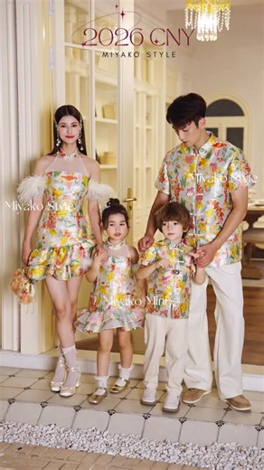 M I Y A K O on Instagram: "2026倾心打造独家定制系列隆重登场👑 ——— 许我耀眼 ——— 太爱这系列！闪耀出不凡气场 贵气出众✨ 轻奢的质感 精致的细节 散发满满喜庆氛围感 彩色碰撞出高级质感 热烈又不失格调 面料到版型都透露着优雅与贵气 ❤️ 高级到让人心动 必买家庭系列！ SHOP NOW : https://miyakostyle.co"
