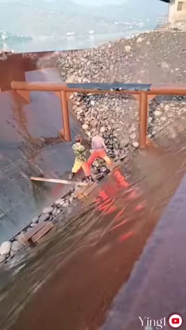 31K views · 344 reactions | Barge unloading 3000 tons of cobblestone | USA Machines Channel | Facebook