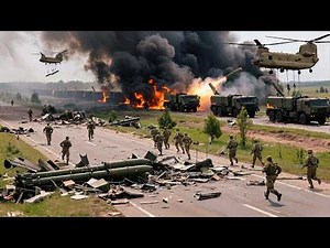 1 Hour ago! Just landed, 1500 US air troops were intercepted by Russian troops