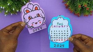 16K views · 60 reactions | How to make a paper complete calendar step by step - DIY desk organizer calender - Origami hobby #Crafts #Origami #Handmade | Mr. Creator | Facebook