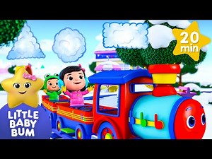 Winter Shapes And Trains | 👼Little Baby Bum - Preschool Playhouse