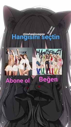 hangisini tercih edersin?💙 #keşfetbeniöneçıkar #ytdayibenionecikarnolur #blackpink #manifest #keşfet