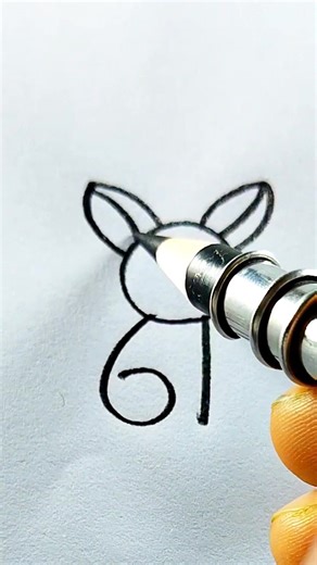 1.4K views | Cat easy drawing with 6 #3dart #sketch #pensketch #drawing #pencildrawing #pencildrawingsketch #cat #catlovers | Art Book | Facebook