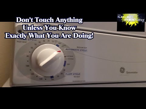 Stop GE Spacemaker Dryer Squeaking How To Repair Update