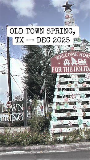 Old Town Spring, Texas. #DrivingThroughTexas #TexasInDaylight #SmallTownTexas #OldTownSpring #AnalogTexas