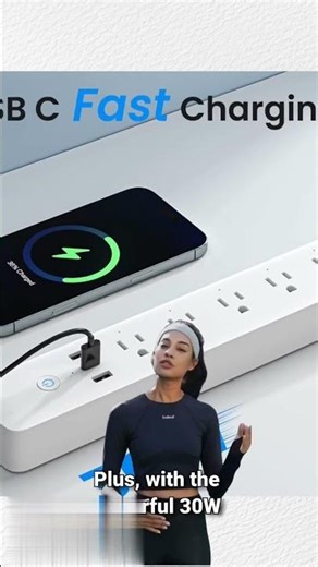 Smart Power Strip Review: 6 Individually Controlled Outlets + 30W USB-C Fast Charge #SmartPowerStrip