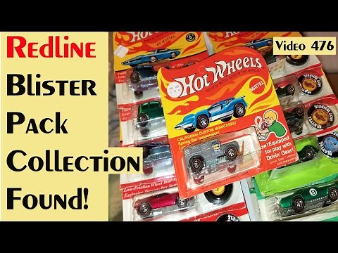 Beautiful and Rare 1960's Hot Wheels Redlines in Original Packages Found!