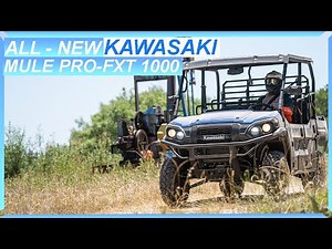 First Look At The New 2024 Kawasaki Mule Pro-FXT 1000