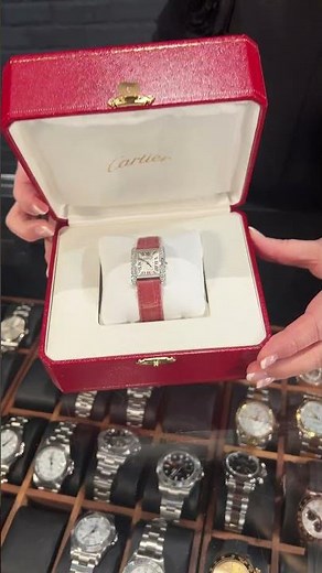 Cartier Tank Anglaise White Gold Diamond Ladies Watch WT100015 Review | SwissWatchExpo
