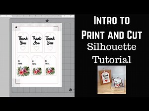 Silhouette Studio Tutorial Intro Basic Print and Cut