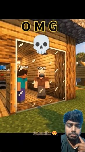 Minecraft : Notch stood beside Steve 💀💀 #beststeve #meme #shorts #minecraft #steve