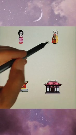 Drawing a Magical Journey with Cartoon Characters