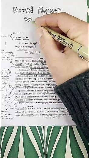 David Foster Wallace. Authority and American Usage. #annotations