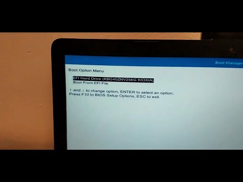 No Legacy Boot Options in BIOS, Boot Device not found HP FIX