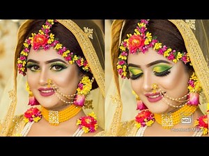Holud Bridal Makeup Tutorial | Nadia’s Makeover