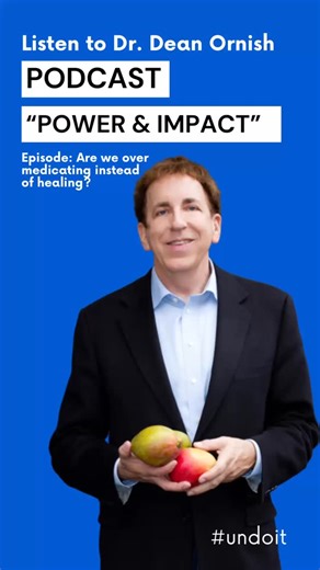 Listen to an excerpt of Dr. Dean Ornish on “Power & Impact: Are we over medicating instead of healing?”, hosted by Jim McCann @itsjimmccann Can chronic diseases like Alzheimer’s, heart disease, diabetes, and even early-stage cancer actually be reversed — not just slowed down? What you’ll learn in this video: • Why lifestyle medicine is proving more effective than costly drugs • How diet, exercise, stress management, and love can heal the body • The link between chronic inflammation, stress, and 
