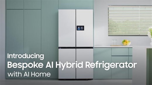 Get smart in your kitchen with AI Home. You can manage your food and recipes, control smart devices, and access multiple Apps with this hub integrated appliance. It also provides personalized information, and you can speak commands or ask for information using Bixby. Learn more: http://smsng.co/DA_fb #Bespoke #BespokeAI #SamsungBespoke #Samsung *Product availability may vary per region. | Samsung