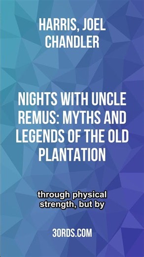 Uncle Remus Folk Tales by Joel Chandler Harris #shorts