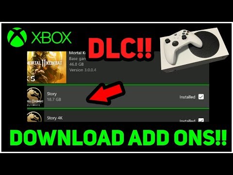 Xbox Series X/S How to Download Add Ons!