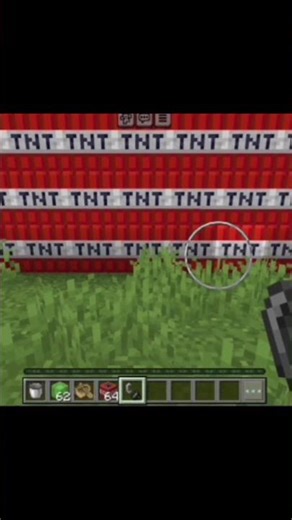 Minecraft parkour-style jump into water using a bucket.