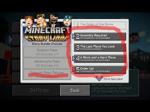 How to Get All episodes(1-8)of Minecraft Story Mode free on Andriod(100% works Easy)(No root)
