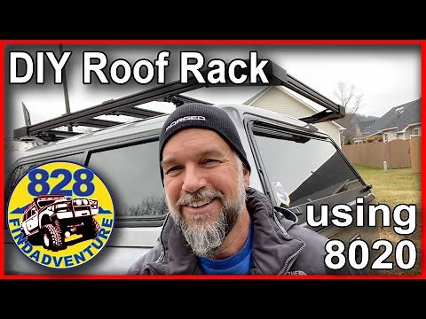 80/20 Roof Rack, Toyota Tundra DIY build and install.