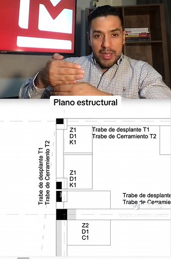 Plano Estructural de Cimentación en Autocad
