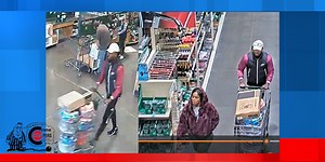 Crime Stoppers: Menards’ employee confronts suspects, is hit in leg as van pulls out