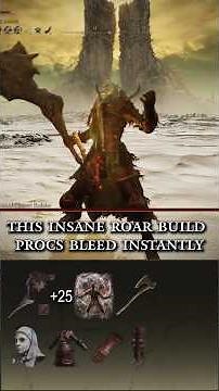 Insane Roar Build That Procs Bleed Instantly #eldenring #fromsoftware #gaming