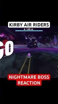 NIGHTMARE BOSS #kirby #kirbyairride #gaming #nintendoswitch #blindplaythrough #blindreaction