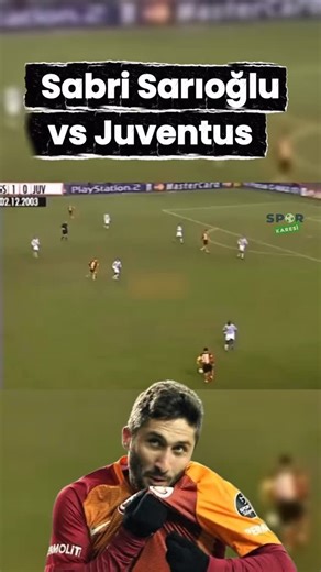 Spor Karesi on Instagram: "Sabri Sarıoğlu, Galatasaray formasıyla Juventus’a karşı oynanan Avrupa maçında sağ kanatta görev aldı. Hızı ve enerjisiyle İtalyan savunmasına karşı sürekli oyunun içinde kalan isimlerden biriydi. Bu karşılaşma, Galatasaray’ın o dönemde Avrupa sahnesindeki önemli sınavlarından biri olarak hafızalarda yer aldı. Sabri Sarıoğlu played on the right flank for Galatasaray against Juventus in European competition. With his pace and work rate, he stayed actively involved again