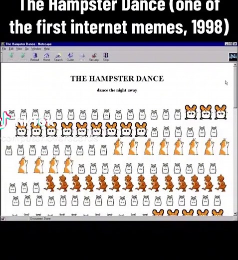 The Hampster Dance: A Memorable Internet Meme from 1998