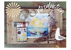 Acrylic Painting : How to paint a fun abstract seascape for beginners | Jessica Shaw | Skillshare