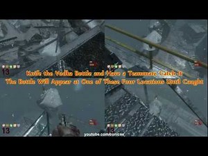 Vodka Locations - "Call of the Dead" Zombies Co-Op Easter Egg (Step 3)