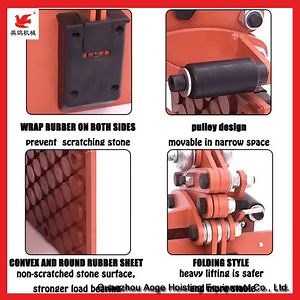 [Hot Item] Professional Safety Granite Marble Slab Scissor Lifter Stone Slab Lifting Clamp Tool