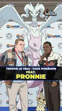Paris Manga 2026 - Find the real/fake Pokémon FEAT. Pronnie! #pokemon #anime
