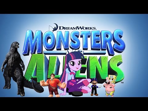 Monsters vs Aliens (Goebelfilms Studios Style) Cast Video
