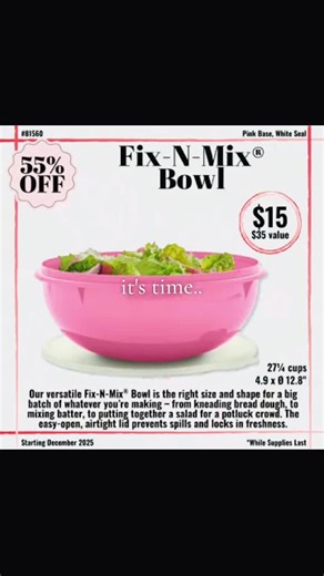 Flash Tupperware sales