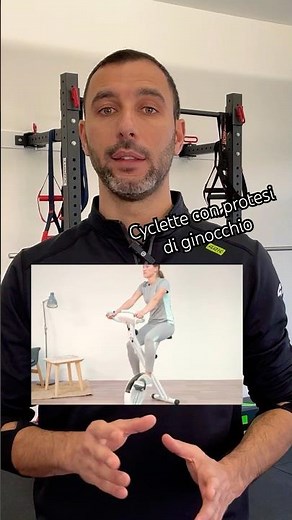 How to ride a stationary bike with a knee replacement #knee #prosthesis #stationary bike