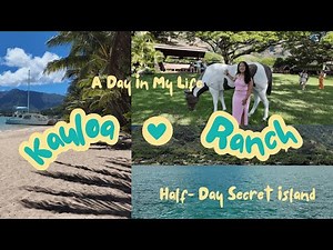 A Day at Kualoa Ranch (Hawaii Vlog)
