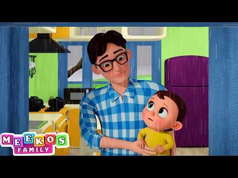 Rain Rain Go Away Song 😻☔ | Nursery Rhymes and Kids Songs | Meeko's Family