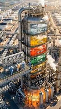 How crude oil turns into petrol?