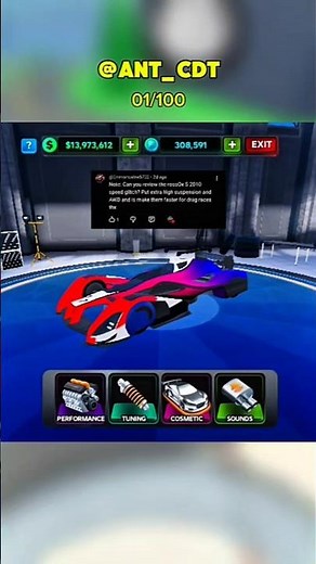 🔥New Rossox speed glitch in car dealership tycoon #cardealershiptycoon #roblox #cdt